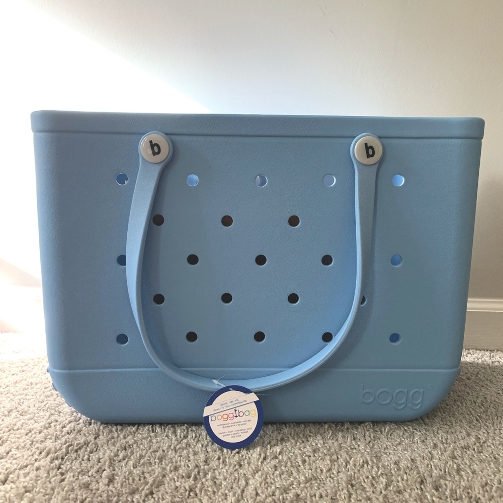 Bogg Bag XL Carolina on my mind Carolina Blue NWT!